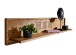 Wandboard >WZ-0315< (BxHxT: 130x30x22 cm) in natur geölt - 130x30x22 (BxHxT)