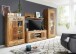 TV-Schrank >WZ-0315< (BxHxT: 200x62,1x46 cm) in natur geölt aus Wildeiche