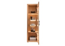 Vitrine >WZ-0315< (BxHxT: 61,6x201x40 cm) in natur...