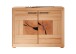 Sideboard >WZ-0315< (BxHxT: 110,3x85,5x40 cm) in natur geölt aus Kernbuche