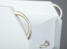 Rollcontainer >Pronti< (BxHxT: 40x65x36 cm) in weiß - 40x65x36 (BxHxT)