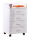 Rollcontainer >Pronti< (BxHxT: 40x65x36 cm) in weiß - 40x65x36 (BxHxT)