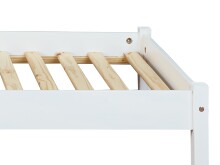 Einzelbett >Vilmar< (BxHxT: 210x70x98 cm) in Weiss - 210x70x98 (BxHxT)