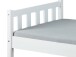 Einzelbett >Vilmar< (BxHxT: 210x70x98 cm) in Weiss - 210x70x98 (BxHxT)
