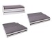 Funktionsbett >Lotar< (BxHxT: 97x65x209 cm) in Weiss - 97x65x209 (BxHxT)