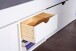 Funktionsbett >TILL< in Weiss aus Massivholz - 209x47,5x96cm (BxHxT)
