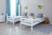 Etagenbett >ANNIKA< (BxHxT: 212x146,5x98,5 cm) in Weiss - 212x146,5x98,5 (BxHxT)