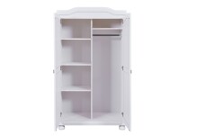 Kleiderschrank >Hedda< (BxHxT 104 x 180 x 56 cm) in Weiss - 104x180x56 (BxHxT)