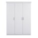 Kleiderschrank >Magnus< (BxHxT 140 x 190 x 55 cm) in Weiss - 140x190x55 (BxHxT)