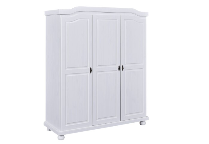 Kleiderschrank >Bastian< (BxHxT 150 x 180 x 56 cm) in Weiss - 150x180x56 (BxHxT)