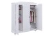 Kleiderschrank >Bastian< (BxHxT 150 x 180 x 56 cm) in Weiss - 150x180x56 (BxHxT)