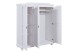 Kleiderschrank >Bastian< (BxHxT 150 x 180 x 56 cm) in Weiss - 150x180x56 (BxHxT)