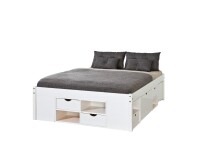 Funktionsbett >Till< (BxHxT 209 x 47,5 x 146 cm) in Weiss - 209x47,5x146 (BxHxT)