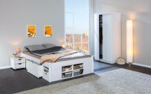 Funktionsbett >Till< (BxHxT 209 x 47,5 x 146 cm) in Weiss - 209x47,5x146 (BxHxT)
