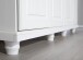 Kleiderschrank >Isny< (B/H/T 197 x 198 x 60 cm) in weiß - 197x198x60 (BxHxT)