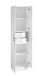 Hochschrank >Quickset 955< (BxHxT: 50x188,5x33 cm) in Weiß Hochglanz