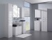 Hochschrank >Quickset 955< (BxHxT: 50x188,5x33 cm) in Weiß Hochglanz