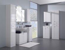 Wandhängeschrank >Quickset 955< (BxHxT: 50x75x20 cm) in Weiß hochglanz