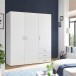 Kleiderschrank >Harry< ((BxHxT) 150x176x52 cm) in Weiß - 150x176x52cm (BxHxT)