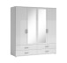 Kleiderschrank >Ivar< in Weiß - 180x190x51cm (BxHxT)