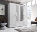 Kleiderschrank >Ivar< in Weiß - 180x190x51cm (BxHxT)