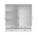 Kleiderschrank >Ivar< in Weiß - 180x190x51cm (BxHxT)