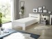 Bett >Cannes< in Weiß - 95x71x204cm (BxHxT)