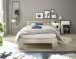 Bett >Cannes< in Eiche Sonoma - 125x71x204cm (BxHxT)