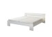 Bett >Cannes< in Weiß - 185x71x204cm (BxHxT)