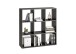Raumteiler >Lobo< in Matera Nachbildung aus MDF - 104,5x108,5x33cm (BxHxT)