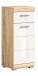 Hochschrank >Lambada< in sonoma eiche hell/weiß - 37x88x31cm (BxHxT)