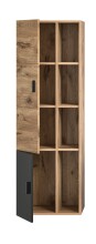 Midischrank >Grado< in nox oak - 48x144x35cm (BxHxT)