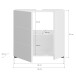 Waschbeckenunterschrank >Vira< in weiß/weiß hochglanz - 60x56x34cm (BxHxT)