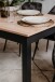 Esstisch >Coburg< ausziehbar 180cm, Artisan Eiche / Schwarz - 140/180x76,5x80 (BxHxT)