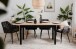 Esstisch >Coburg< ausziehbar 180cm, Artisan Eiche / Schwarz - 140/180x76,5x80 (BxHxT)