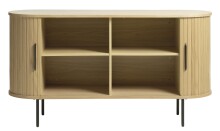 Sideboard >Nerja< in Eiche furniert - 140x76x45 (BxHxT)