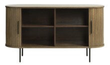 Sideboard >Nerja< in Eiche braun furniert - 140x76x45 (BxHxT)