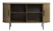 Sideboard >Nerja< in Eiche braun furniert - 140x76x45 (BxHxT)
