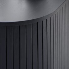 Highboard >Nerja< in Schwarz  - 100x118x45 (BxHxT)
