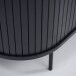 Highboard >Nerja< in Schwarz  - 100x118x45 (BxHxT)