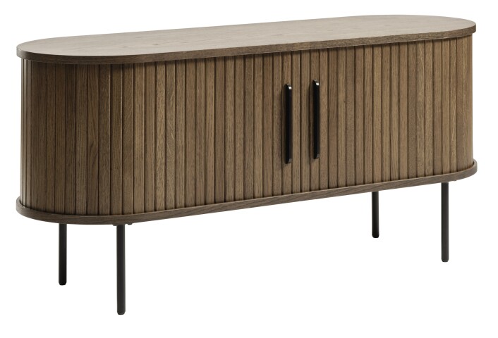 TV-Schrank >Nerja< in Eiche braun furniert - 120x56x40 (BxHxT)