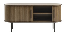 TV-Schrank >Nerja< in Eiche braun furniert - 120x56x40 (BxHxT)