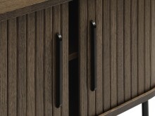 TV-Schrank >Nerja< in Eiche braun furniert - 120x56x40 (BxHxT)