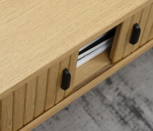 Couchtisch >Nerja< in Eiche furniert - 120x45x60 (BxHxT)