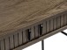 Schreibtisch >Nerja< in Eiche braun furniert - 120x75x60 (BxHxT)