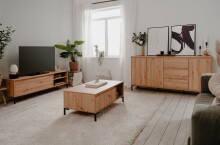 Wohnzimmer-Set >Korsika< (3 teilig) in Artisan