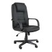 Bürostuhl >Menelas< in schwarz - 60x101x58cm (BxHxT)