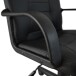 Bürostuhl >Menelas< in schwarz - 60x101x58cm (BxHxT)