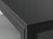 Vitrine >Calella< in Schwarz - 45x60x25 (BxHxT)