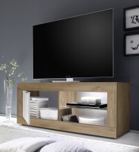 TV-Board >Belinda< in Mercure Holzstruktur / Weiss...